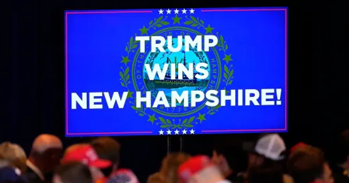 Donald Trump Wins New Hampshire Primary