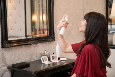 Use face mist twice a day
