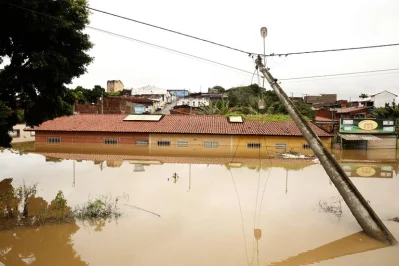 The floods have affected nearly 40 cities throughout the state of Bahia