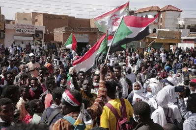 Thousands of people took to the streets of the Khartoum and Omdurman