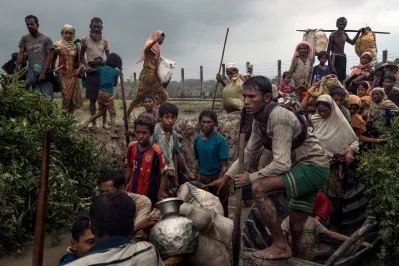 More than 730,000 Rohingya fled Myanmar after a military-led crackdown in 2017