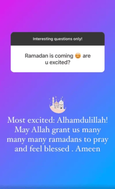 Gauahar is excited about Ramadan 