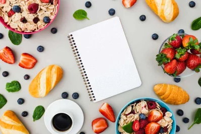 Writing down what you eat and when helps you later