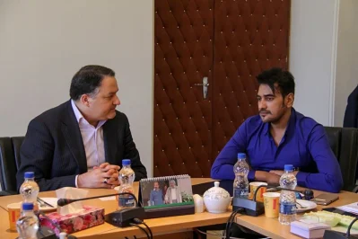 Ananta with Murtaza Atash 