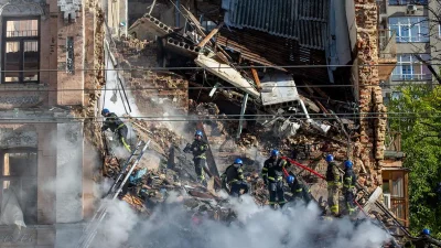 Drones have caused considerable damage in Ukraine, as here in Kyiv. Photo: DW