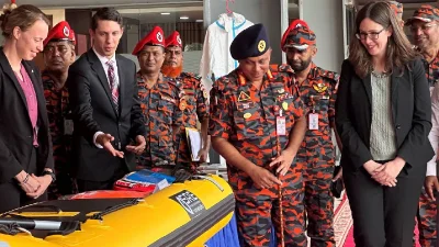 Donation ceremony