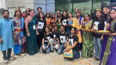 Dance troup reached in India