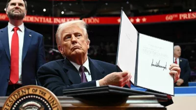 Trump signed an executive order.
