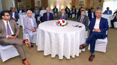 Invited guests at the event.